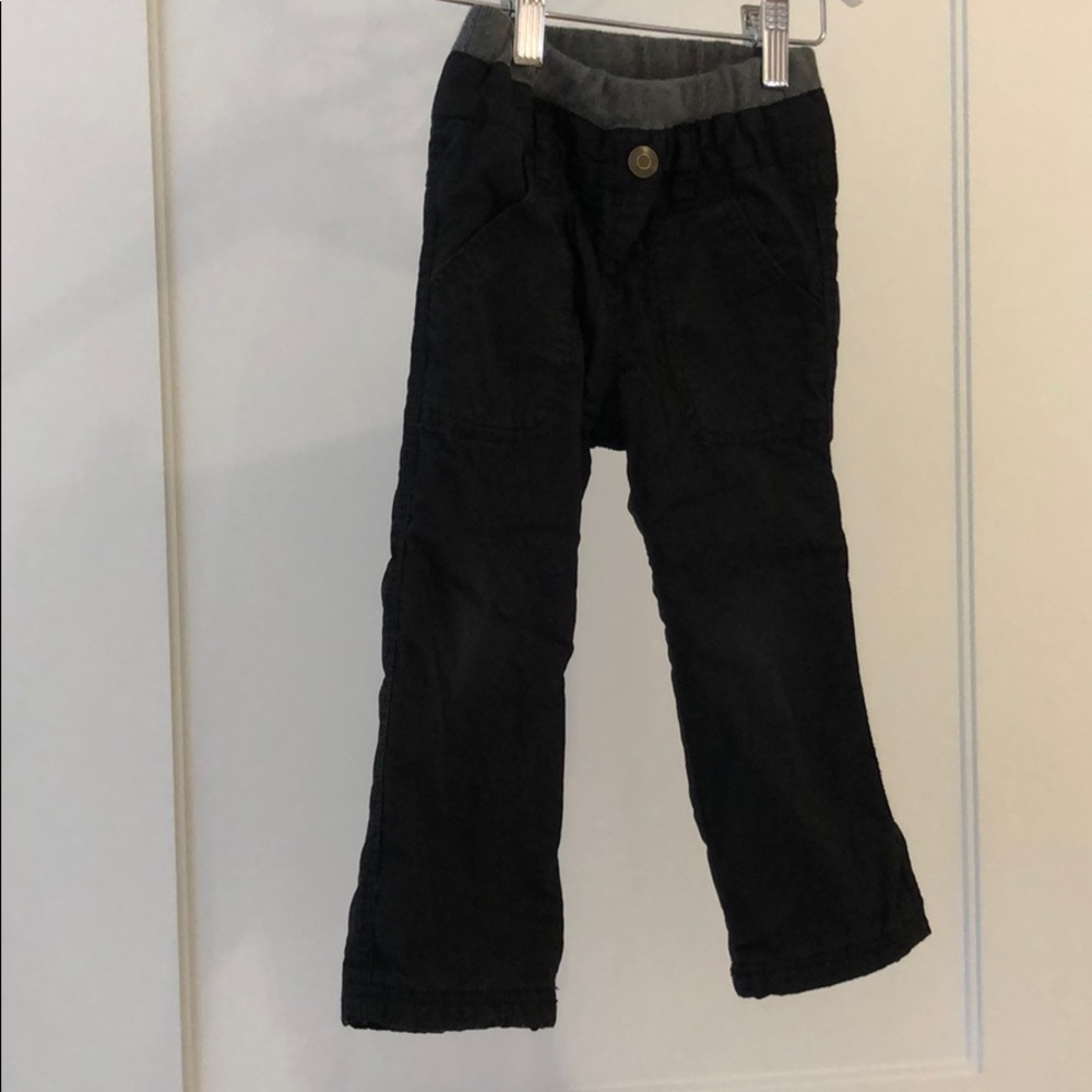 Lined winter pants with elastic waist 2-3T